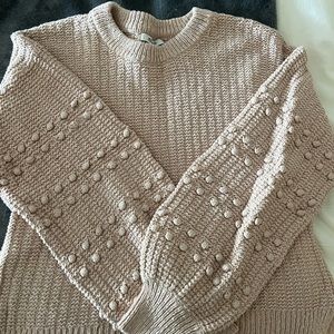 Madewell sweater - light pink, size medium